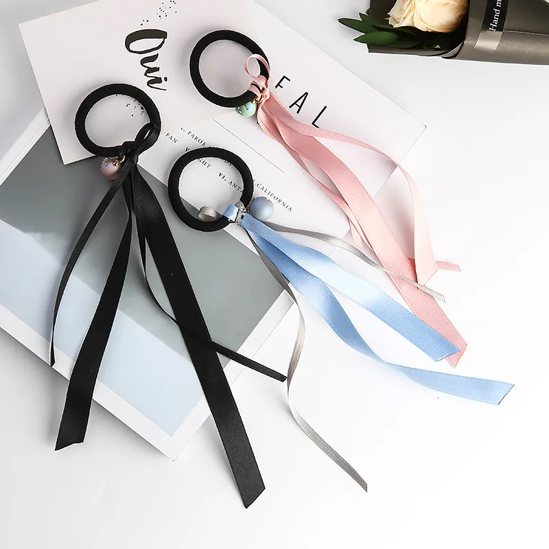 

Bow Ties Docor Handmade Bow Elastic Hair Ties Girls' Ponytail Holder Women Hair Accessories