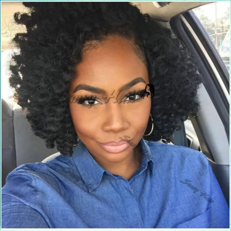 Braids Heat Resistant Short Black Side Part Crochet Braids Hair ...