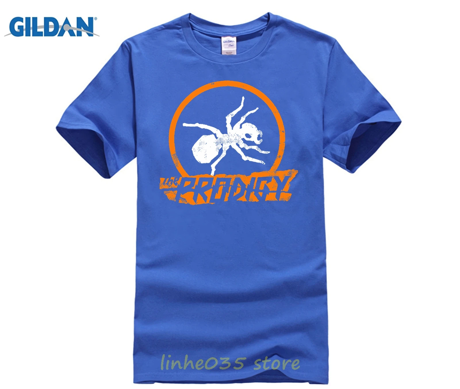 

The Prodigy 'Ant' T-Shirt 2018 Brand T Shirt Homme Tees Men Short Sleeves T-Shirt Top Tee Solid Color Fashion Plus Size