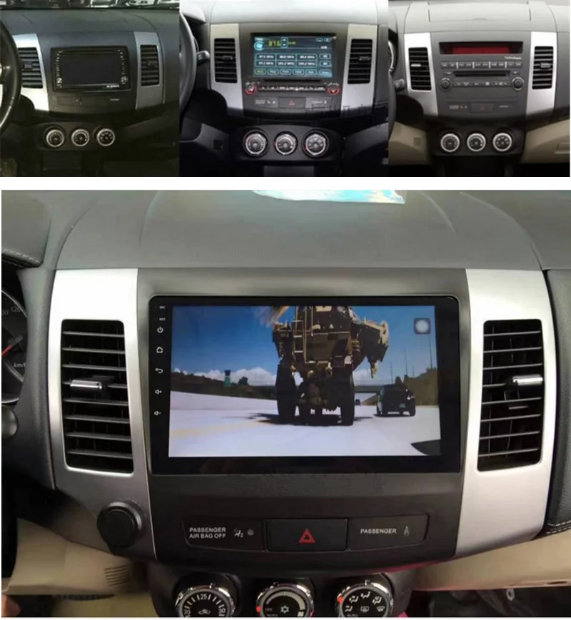 Cheap Android Multimedia Player Car GPS for MITSUBISHI outlander 2006-2011 player Radio 9inch 1