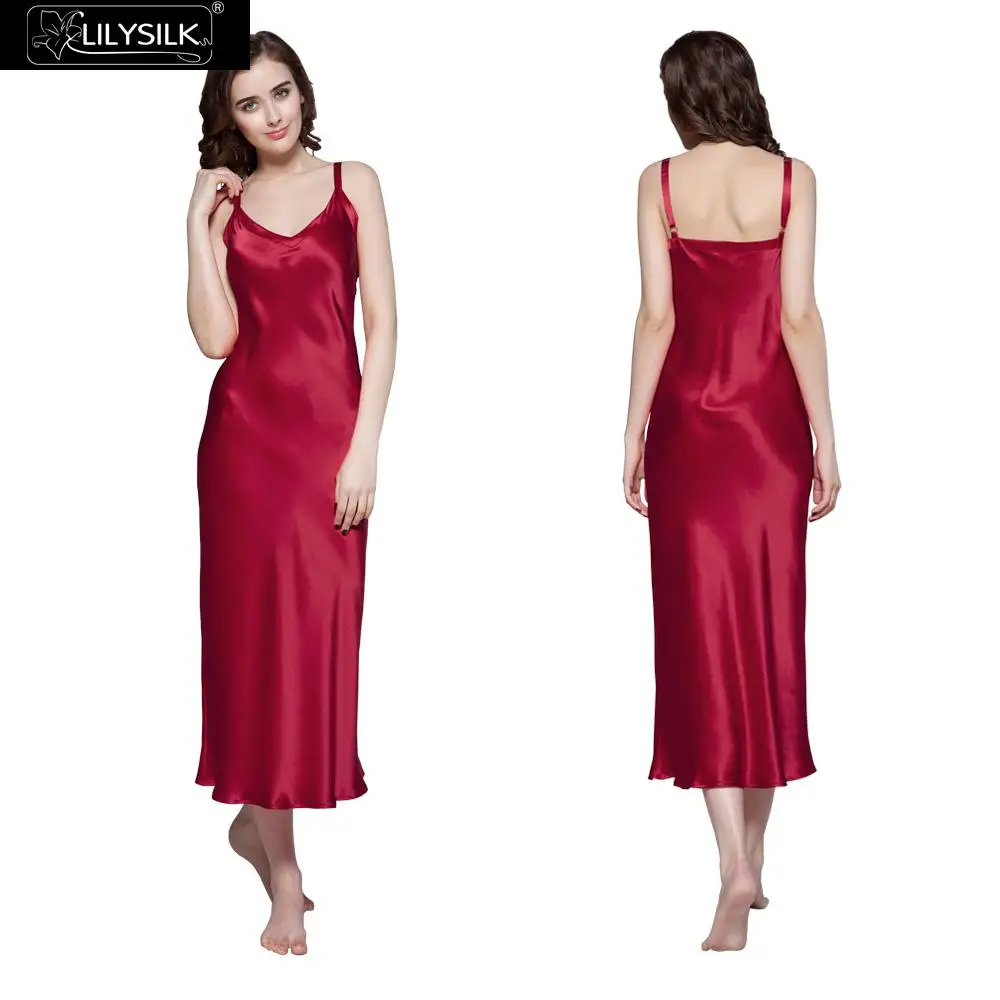 silk maxi nightdress