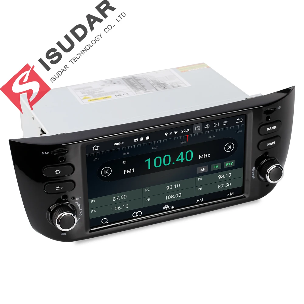 Isudar автомобильный мультимедийный плеер gps Android 8 0 1 Din стерео система автомобиля