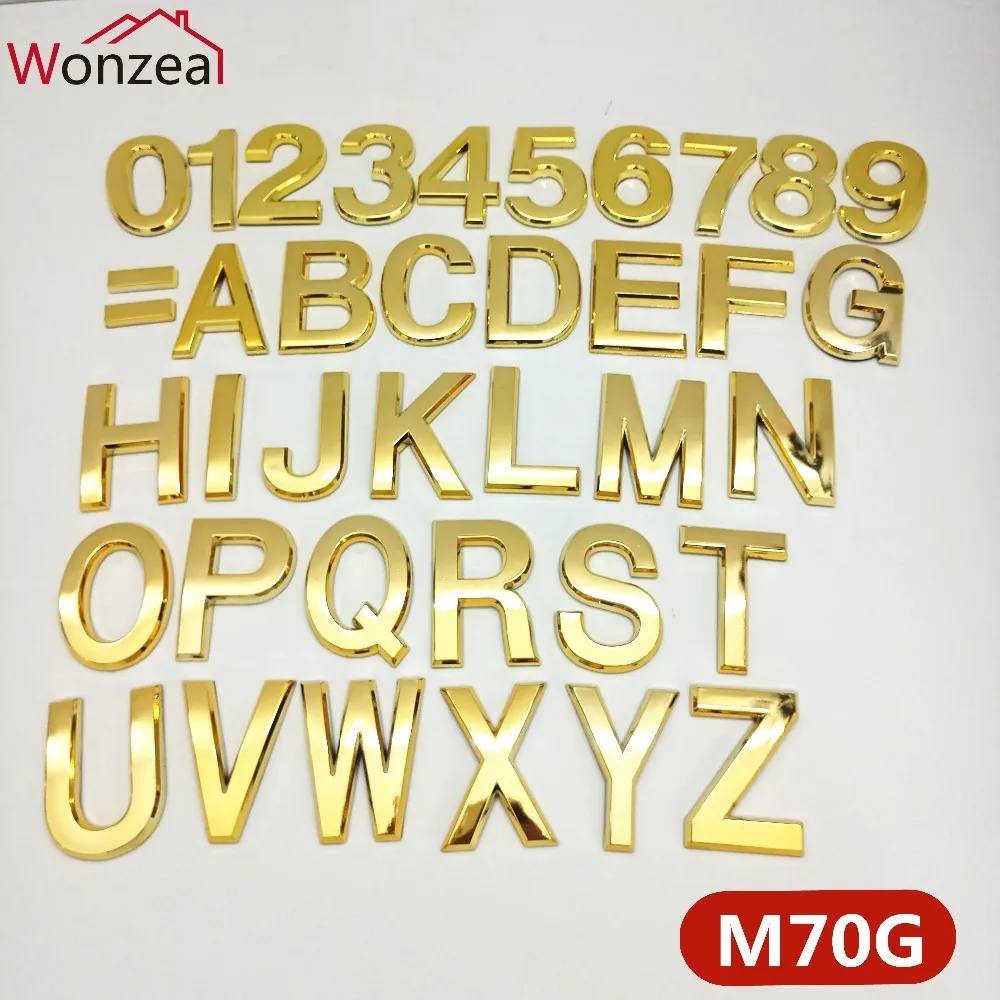 M70G亮金70mm塑料门牌=全家福190605 - 副本
