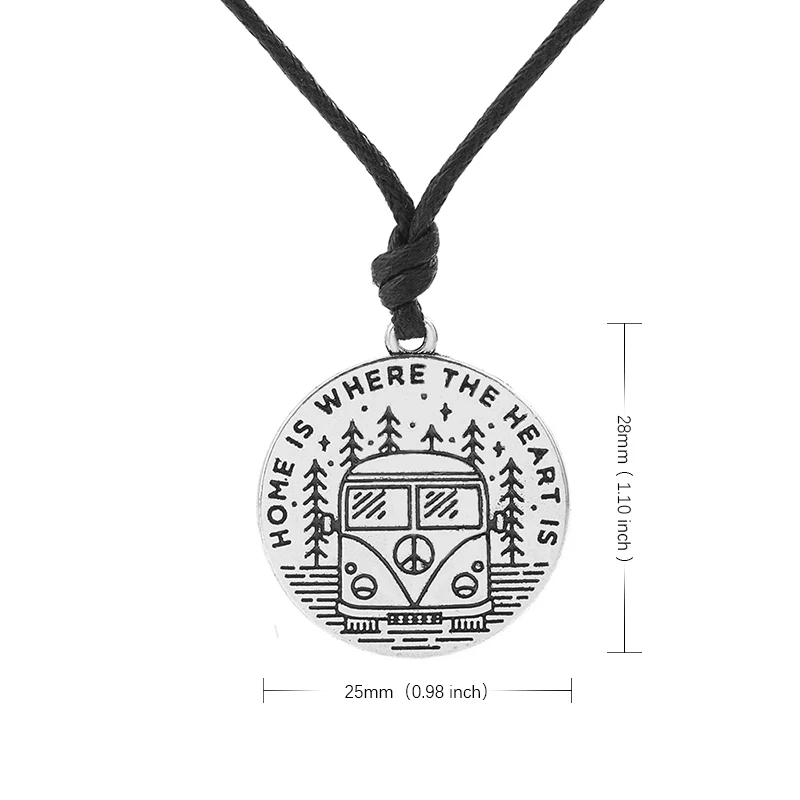 Ожерелье с круглой подвеской гравировкой в виде сердца|gifts for family|pendant necklaceround pendant