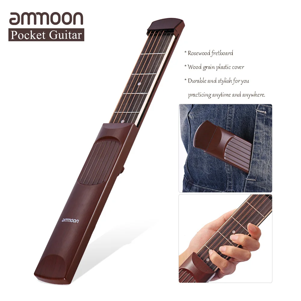 ammoon Pocket Acoustic Guitar Practice Tool Gadget Chord