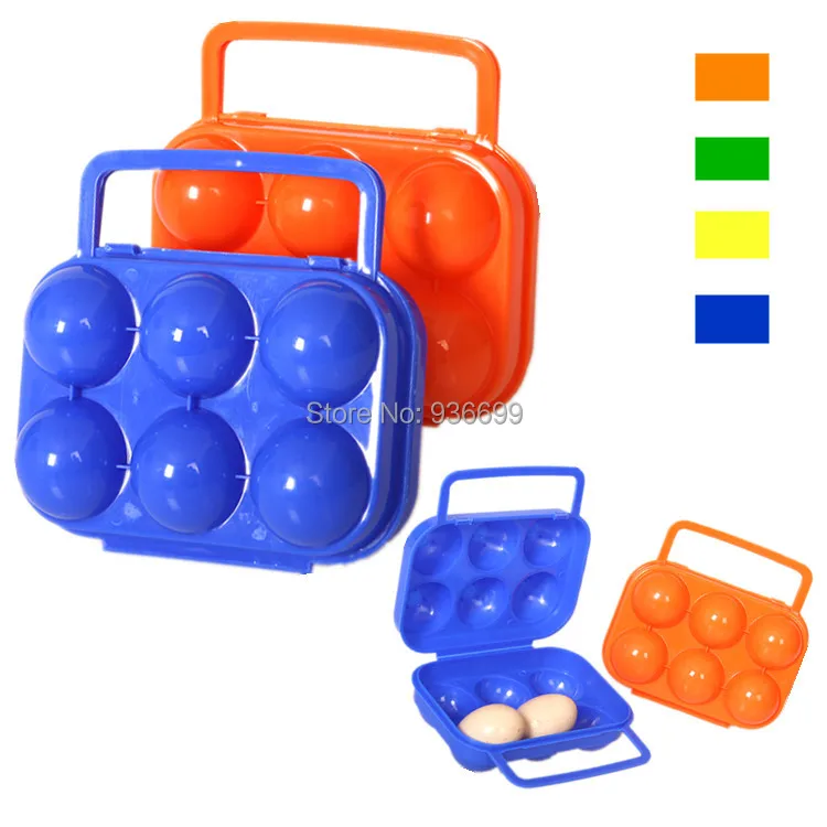

6-count egg container PPcarrier, storge-case,holder, camping cookware,picnic,hiking,canoeing,cooler