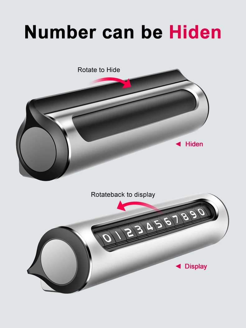 Скрытая стайлинга автомобилей временная парковка карта алюминий Авто телефонный номер карты плиты высокое качество телефонный номер карты Автомобильный Стикеры