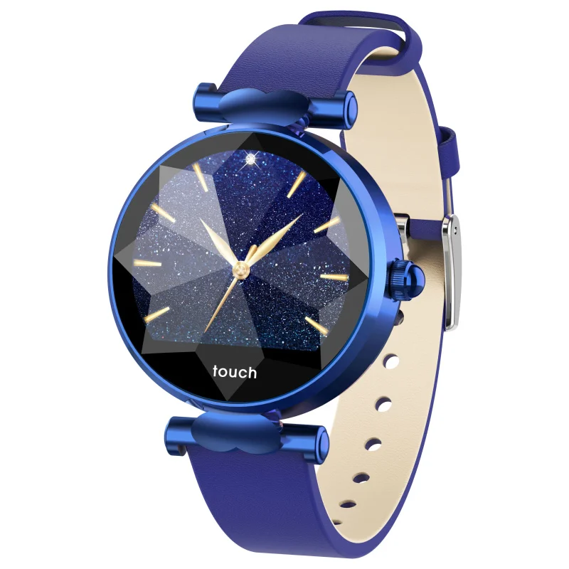 fashion design women smart watch with Heart rate detection blood pressure detection
