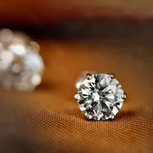 LNRRABC 2015 Hot New Design Rhinestones Crystal 925 Sterling cheap Stud Earrings Piercing Ear Studs for Women Wedding Party Gift