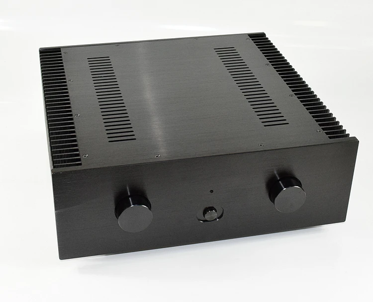 

WA122 black Full aluminum amplifier chassis / Class A amplifier case / Preamp / AMP Enclosure / case / DIY box (435*150*420mm)