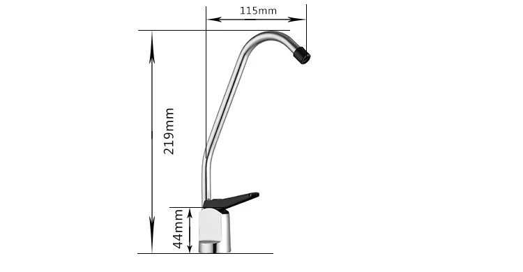 Фильтр для воды очиститель кран для любого блока RO или системы фильтрации воды с кроме наконечником 1/4 дюйма подключение