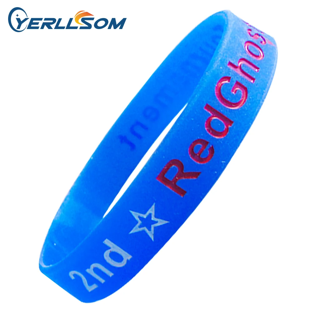 1300pcs/Lot High Quality Custom Personalized Rubber Bands for promotional gifts Y060314in