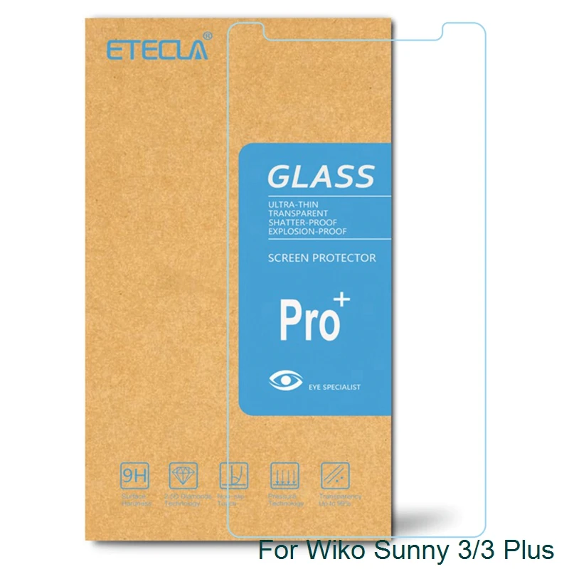 Для Wiko Sunny 3 Закаленное стекло Plus на Sunny3 защита экрана 0 33 мм 9H Премиум Защитная