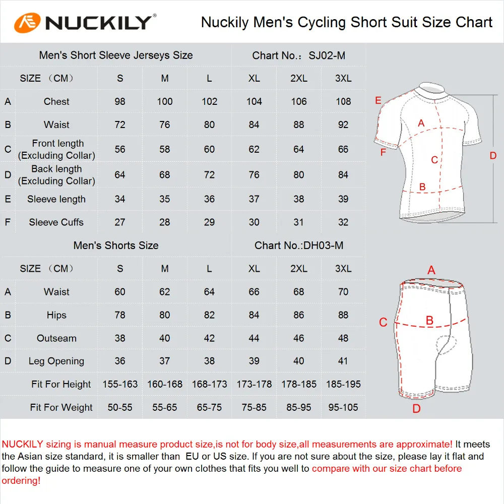 NUCKILY, мужской комплект из Джерси для велоспорта, летняя одежда для велоспорта, Спортивная футболка с коротким рукавом и 3D гелевой подкладкой, шорты, костюм NJ601NS355