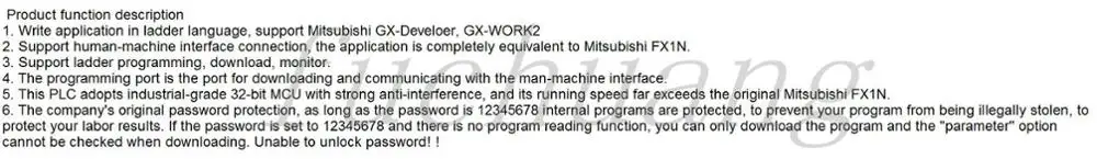 PLC промышленная плата управления FX1N 32MR 16 точечный ввод 16 точечный выход DC 24 В plc программируемый логический контроллер