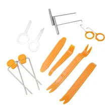 AUTO Kit 12pcs Disassembly Tools DIY Car Audio sound Tuyere Interior Door Trim Disassembling audio install Tool set