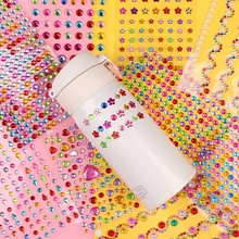 Много разные стили, цветной акрил, горный хрусталь, декоративные 3D наклейки для маленьких детей, мальчиков и девочек, сделай сам, милые детские игрушки, наклейки