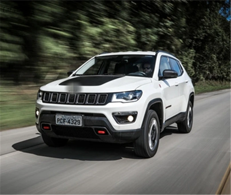 Автомобильный мигающий для Jeep Compass светодиодный DRL Дневной ходовой свет Дневной свет водонепроницаемый желтый сигнальный фонарь автомобильный Стайлинг