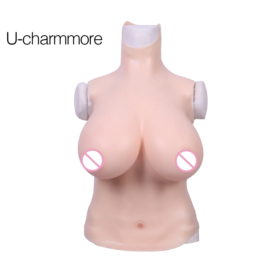 U CHARMMORE силиконовые формы груди для Crossdressers искусственные Реалистичные G cup