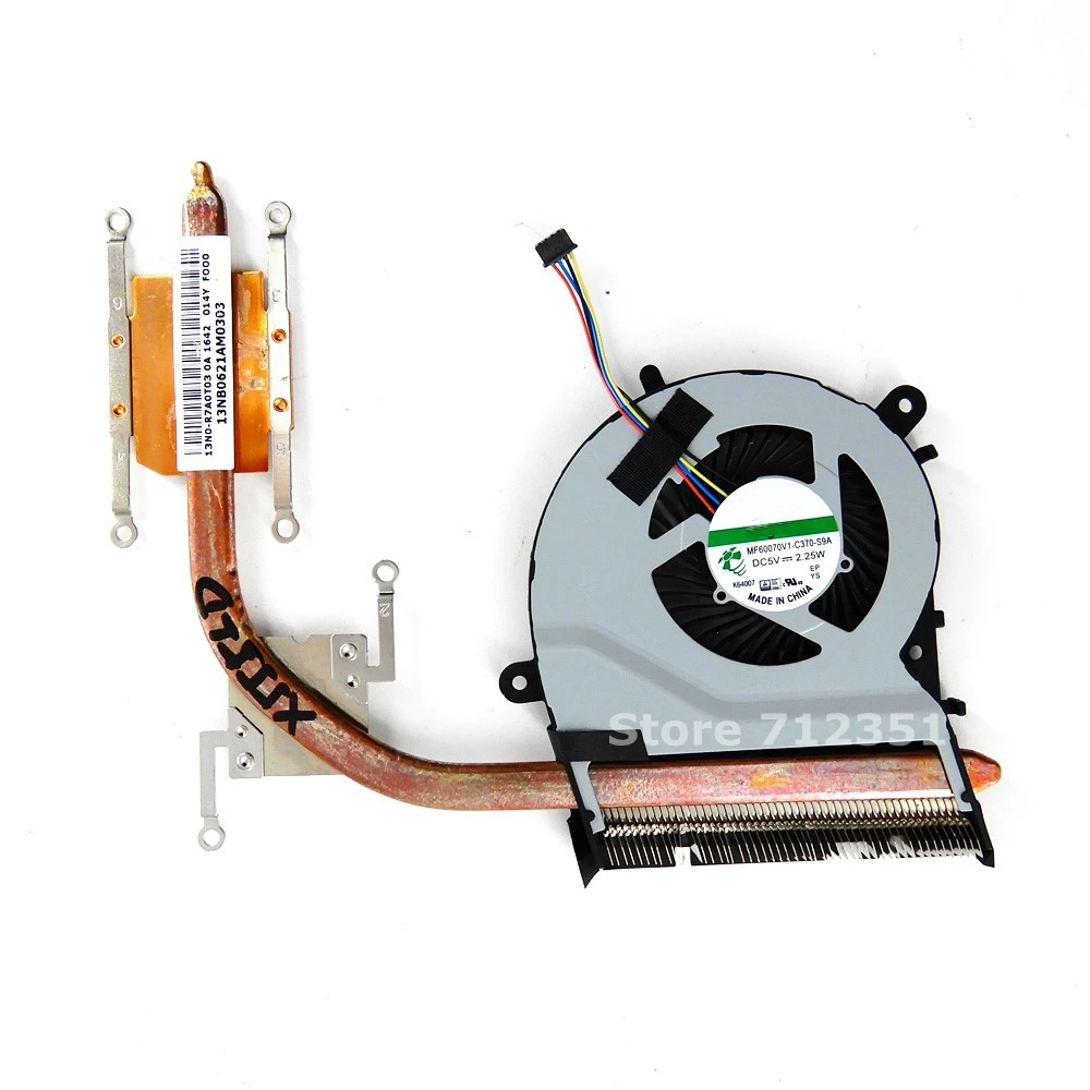 X555LD X555LA вентилятор радиатора для ASUS W519L A555L R557L K555L R556L X555 X555L X555LJ Процессор
