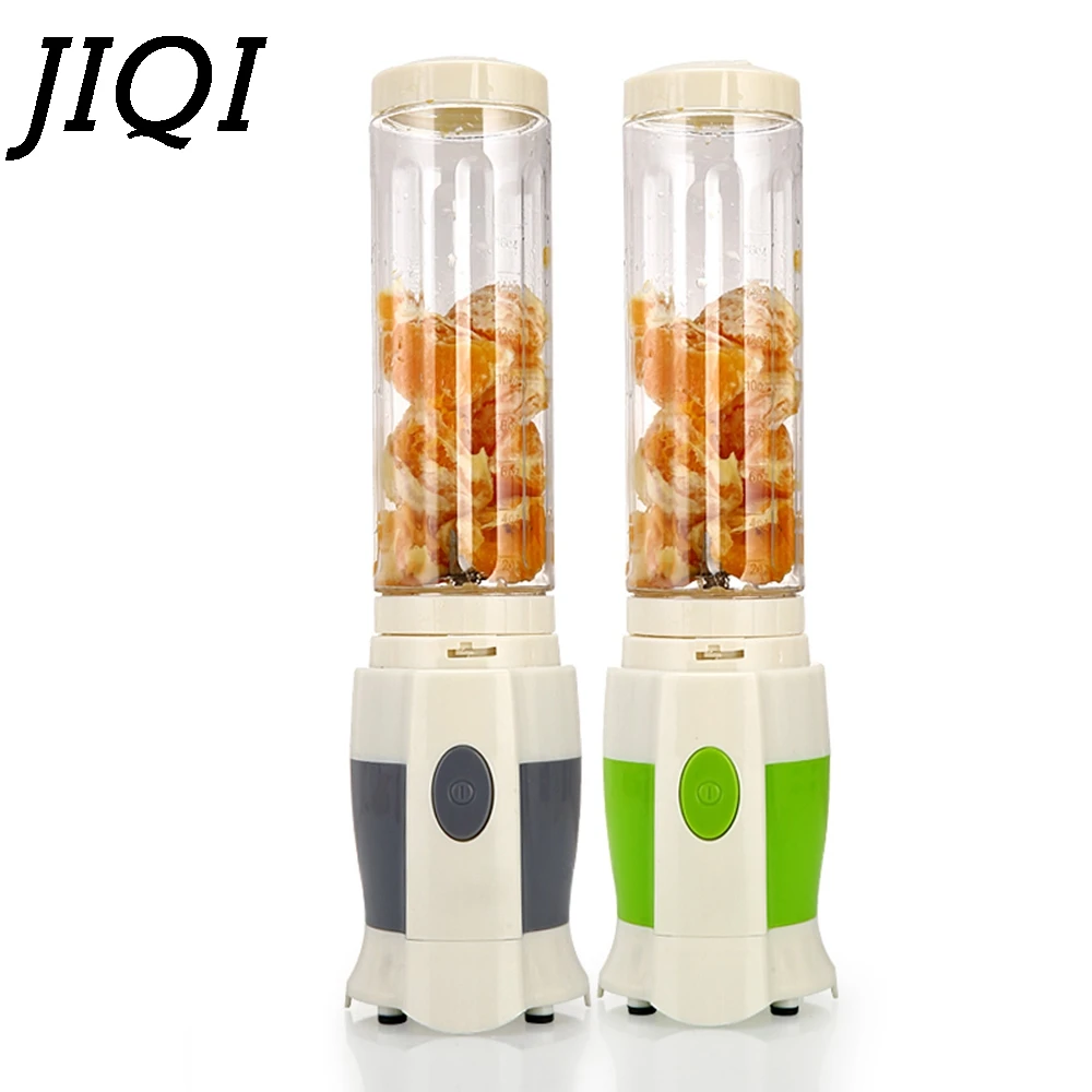 JIQI Electric Juicer Mini Portable Baby Food Mixer Grinder Automatic Fruit Juice Extractor Squeezer Smoothie Milkshake Blender