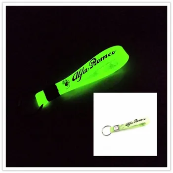 

2018 Luminous Car keyrings Car Case for Alfa Romeo 147 156 159 166 Mito accessories Motorcycle Automobiles car styling