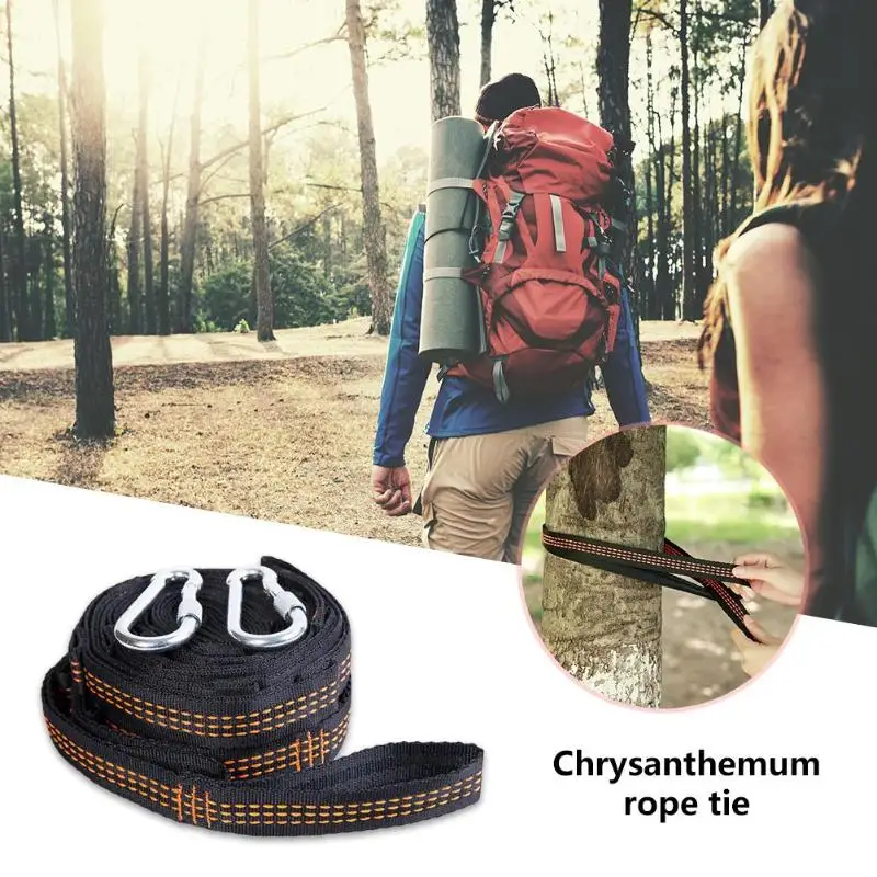 

Portable Camping Hiking Hammock Bind Rope Outdoor Traveling Accessories