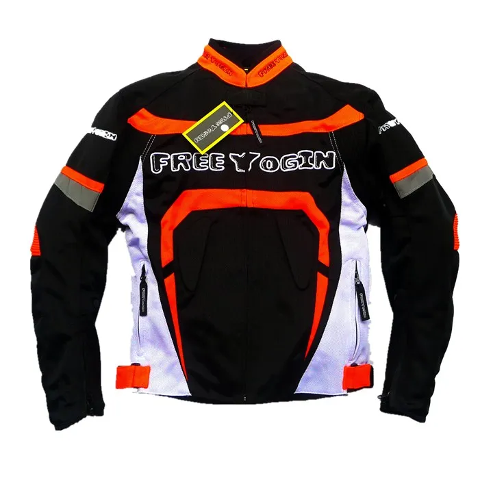 

Free Shipping Road Riding Service Summer Mesh Breathable Motorcycle Jacket MOTO Racer Jacket 2 color / size S-2XL