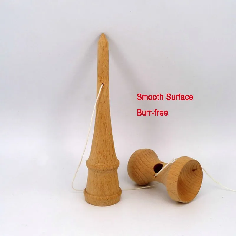 VIVEWOOD, Zizyphus Jujube kendama, 3 цвета на выбор, Zizyphus Jujube Tama с прозрачный лак, Натуральный Бук Кен, 18 см Kendama