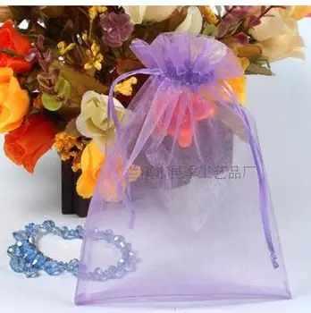 

13x18cm purple yarn jewelry gift bag sachet pouch for Wedding Label Printing 100 / lot Wholesale