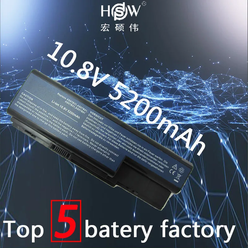 

HSW laptop Battery AS07B31 AS07B41 AS07B51 AS07B61 AS07B71 AS07B72 AS07B42 battery For Acer Aspire 5230 5310 5315 5330 5520 5530
