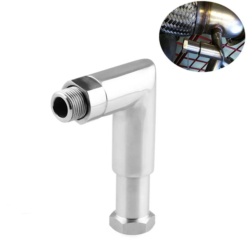 

Oxygen O2 Sensor spacer Extender extension Header Straight 0 /90 degree 02 bung extension M18 X 1.5 TP012