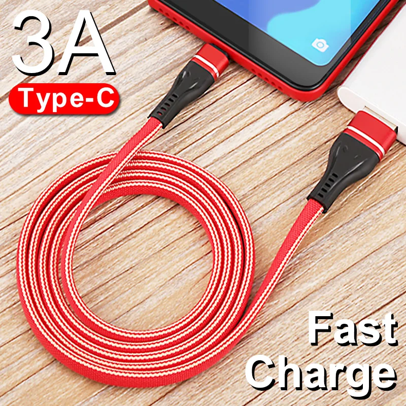 

3A Micro USB Cable fast charging Android charger For Samsung Huawei Xiaomi Redmi HTC Data Mobile phone Nylon Charging Cable 1m