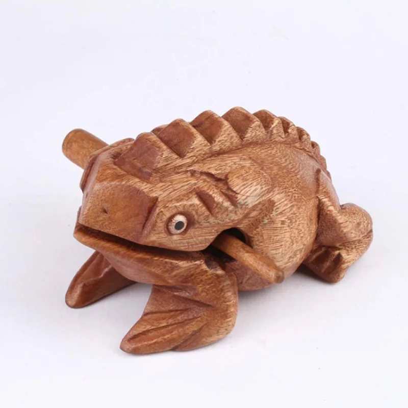 

Thailand mango wood voice wood carving toads frogs decorations hot cakes animal models family decorations Painted ornament