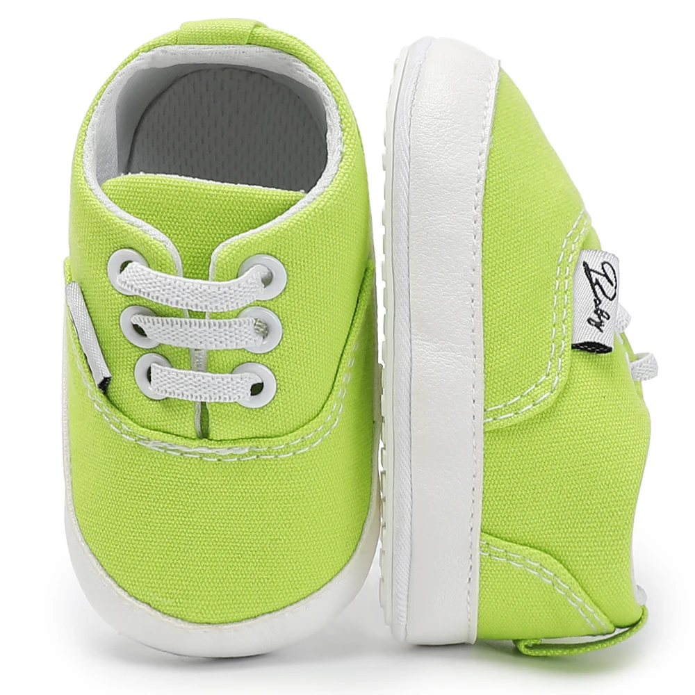 

Baby boy girls first walker crib infant cool casual shoes Adorable Anti-slip Prewalker Toddler Sneaker canvas for kids wholesale