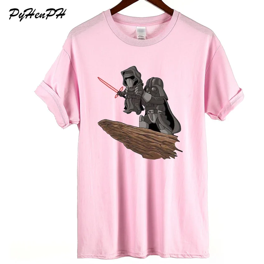 

New Arrival 100% Cotton Women Tshirt Star Wars Jedi Print T-shirt female Casual Breathable T-shirt Femme Plus Size Tees Tops