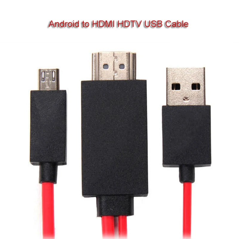 1080P MHL Android мобильный телефон HDMI кабель micro USB к HDTV адаптер AV провод для Samsung Galaxy S 3 4 5
