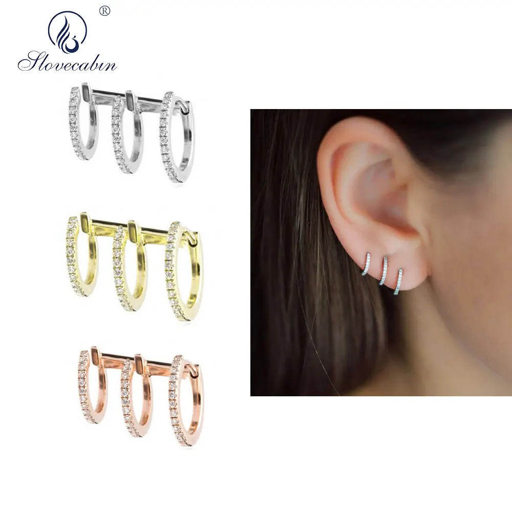 В форме сердца Love реальные 925 стерлингового серебра не пирсинг EarCuff серьги клипсы