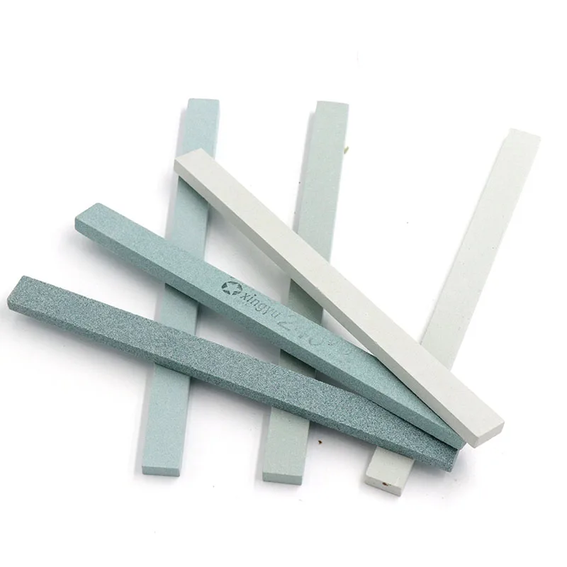 1pcs 80-1200 Grit Knife Sharpener Sharpening Stone Green Silicone Carbide Oil Stone Fine Polish Grinding Ceramic Jade Metal