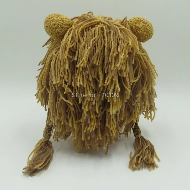 Mr. Kooky Kid Lions Beanie для мальчиков и девочек милые животные для париков шапок ручной работы зимние теплые Детские День рождения Хэллоуин Рождество Забавный сумасшедший подарок