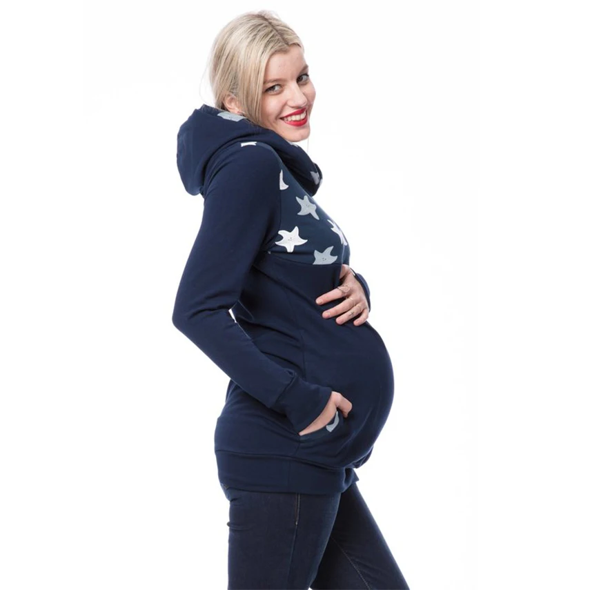 Thicken Nursing Mothers Breastfeeding Hoodie Sweatshirt Winter Maternity Clothing Pregnancy Lactation Clothes For Pregnant Women (13)