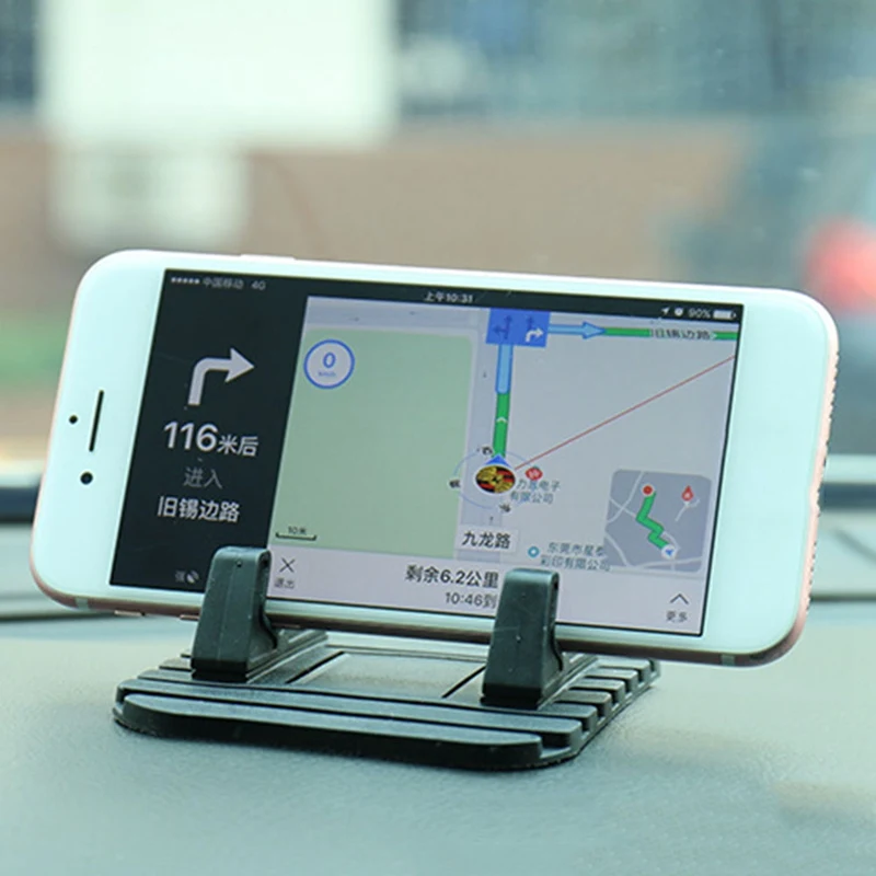 

Hot Sale Car Holder Mobile Phone Holder Stand Soft Silicone Anti Slip Mat Desktop Stand Bracket For IPhone X 8 7 Samsung Note 9