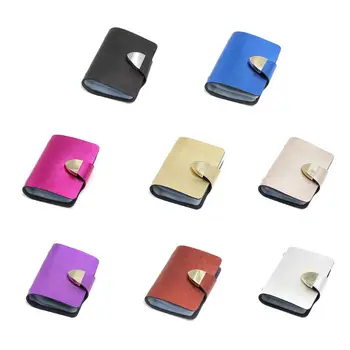 

Fashion New Men Women Leather ID Card Holder Wallet Purse Clutch Organizer Multifunction Billfold Bus Card Protector Cover