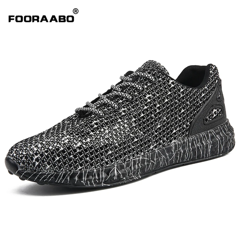 2019 Mens Sneakers Casual Men Summer Cool Shoes Breathable Spring Zapatillas Hombre Fashion Lace Up Black Shoes Male Footwear