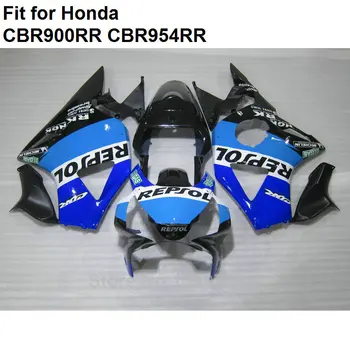 

Fairing bodywork kit for Honda CBR900RR 954RR 2002 2003 blue black fairings set CBR900RR CBR 954RR 02 03 IP07