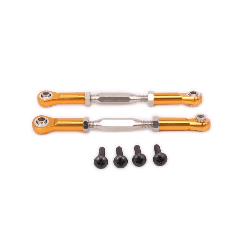 

2PCS RCAWD Alloy Steering Tie Rod For Rc Hobby Model Car 1/10 Himoto Big Foot Monster Truck E10Mtl E10Mt E10Bp 33605 Hopup Parts