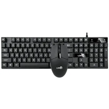 

Yangmaile gaming keyboard Slim USB Wired Keyboard + Mouse For Notebook Laptop / PC Ergonomics Mechanical feel professional z7