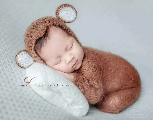 Monkey baby hat and overall 2
