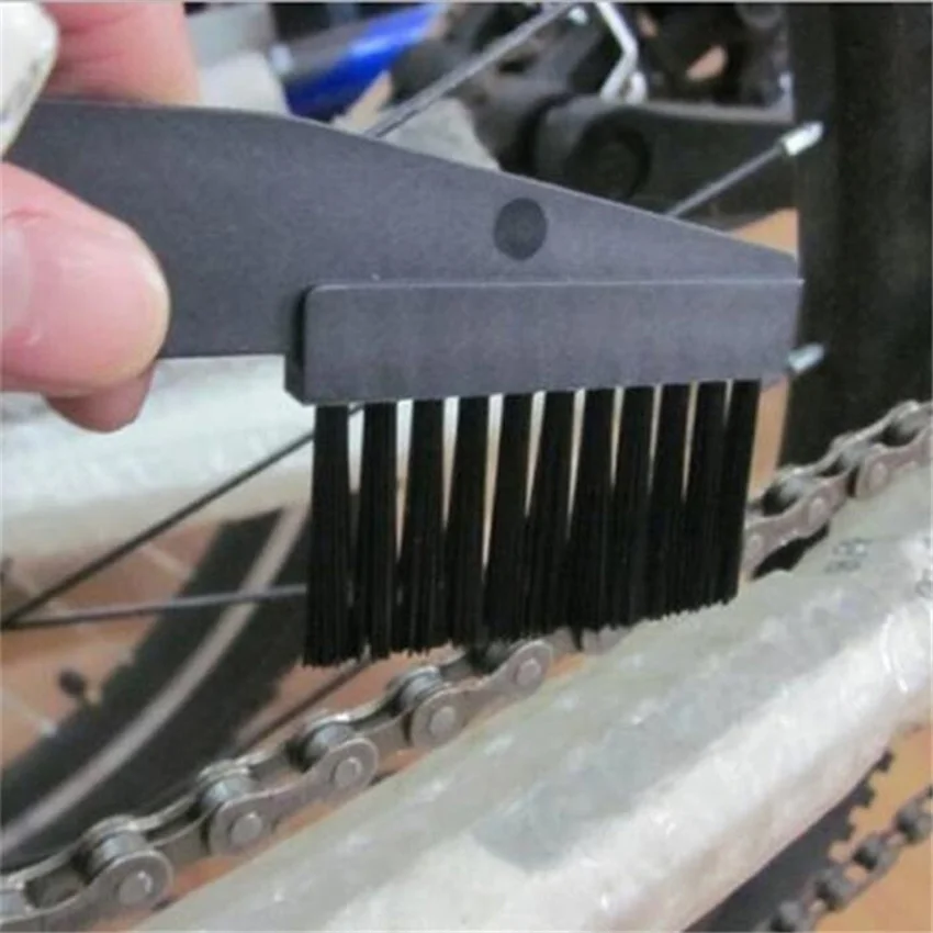Полезные нейлоновые инструменты для очистки акрилонитрил бутадиен стирол MTB дорожный велосипед велосипедная цепь наборы Шестерня Чистящая щетка Скраб