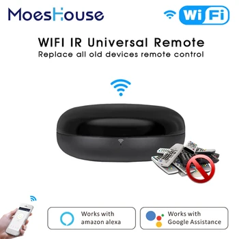 

Smart IR Control Hub Infrared Universal Remote Control One for All Control TV DVD CD AUD SAT etc.Works with Alexa Google Home